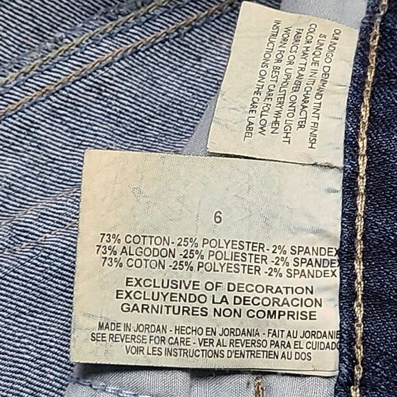 Nine West Womens Jeans 6/27 Average West End Boot Metro Wash Faded Front - Picture 8 of 12